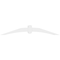 Ekena Millwork Archdale Architectural Grade PVC Gable Bracket, 60"W x 10"H x 4"D x 4"F, 4/12 Pitch GBP060X10X0404ARC00 - alternate 2